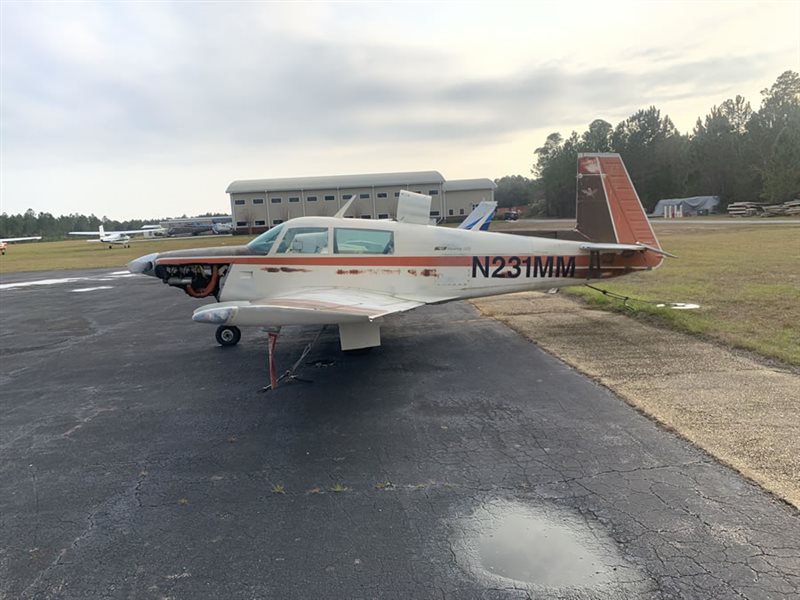 1979 Mooney M20 series K-231 Salvage Condition-Hurricane Damage