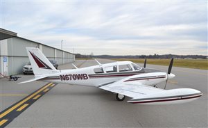1966 Piper PA-30 Twin Comanche Aircraft