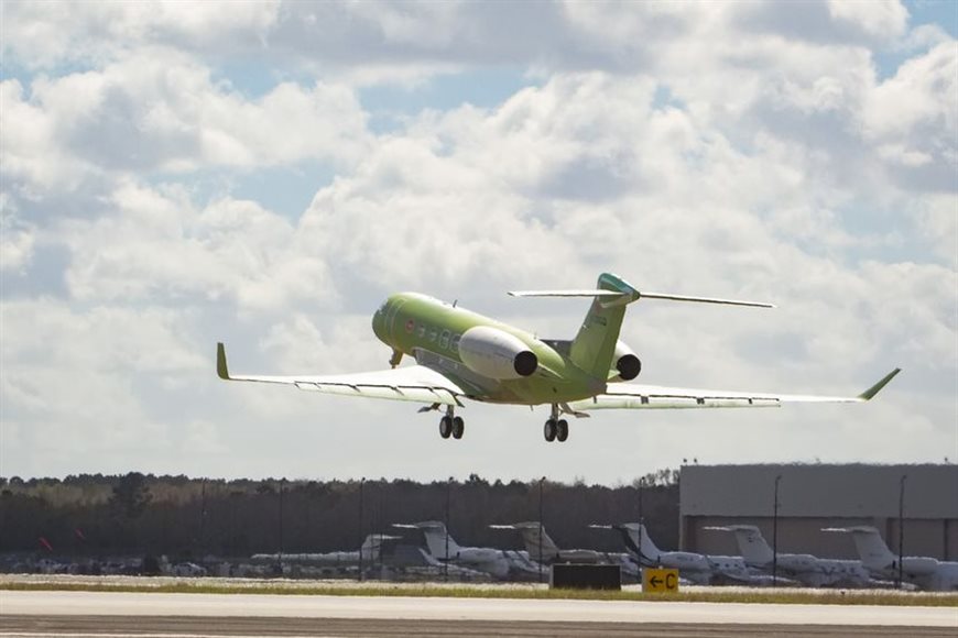 GULFSTREAM FLIES SECOND G600 TEST AIRCRAFT